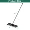 Metal Lawn Rake with 67" Handle and Wide 30" Plate Ideal for Leveling Soil Sand and Compost